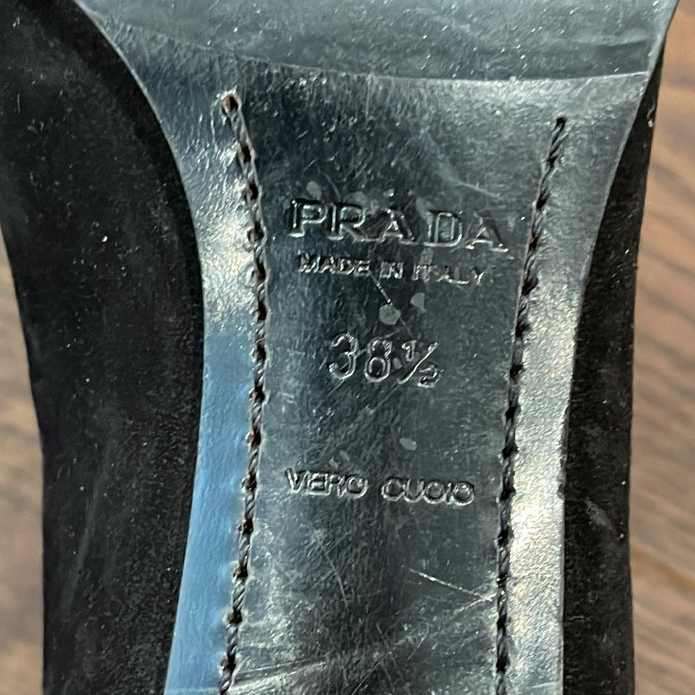 Prada Women’s Suede Booties Size 8.5