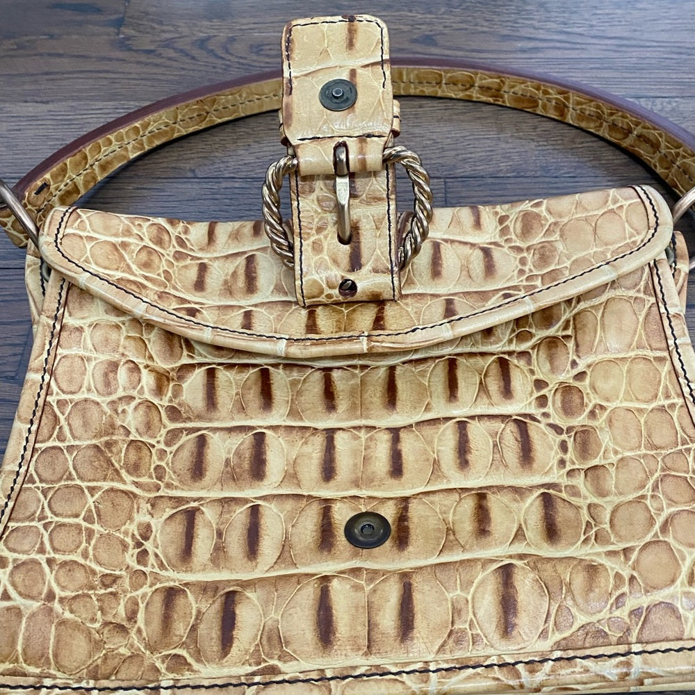 Miu Miu Buckle Front Snake Bag