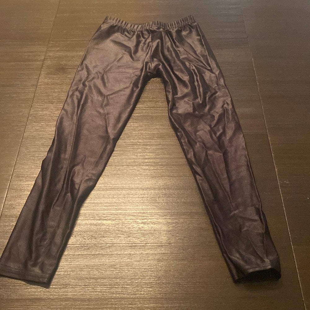 Dori Creations Girl’s Size 12/14 Leggings, Two Black and, One Camouflage