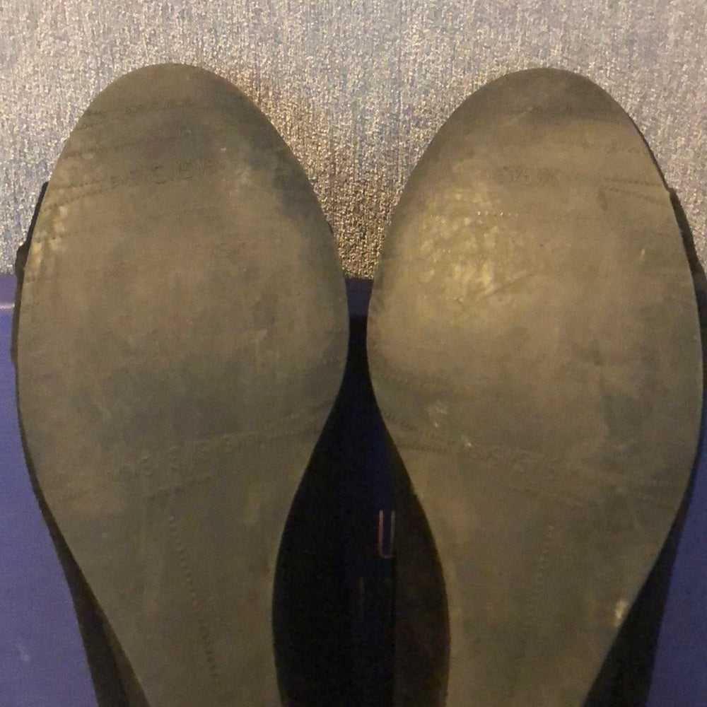 Stuart Weitzman Black Suede Wedges Size 9