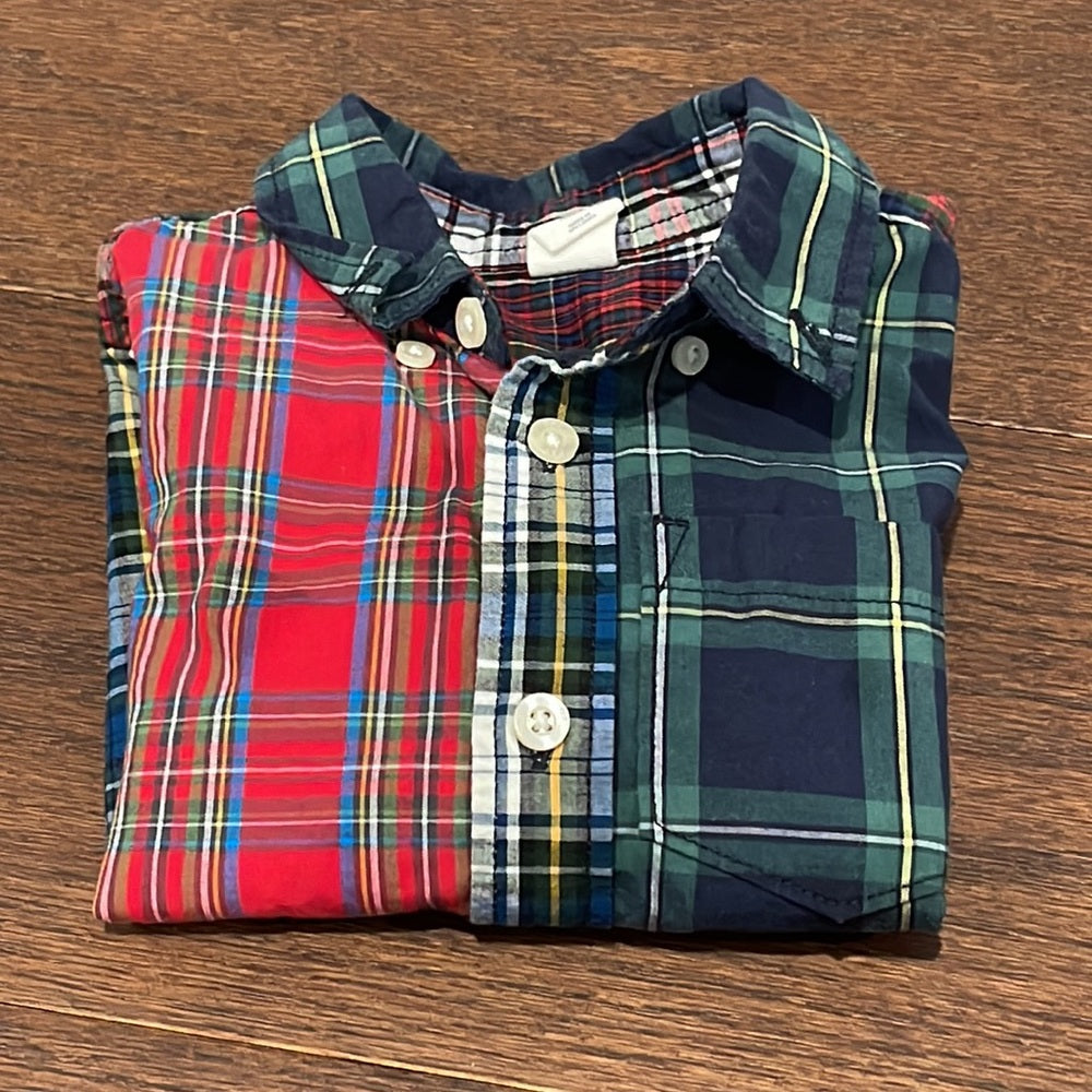 Boys Bundle of Long Sleeve Button Down Shirts Size 2