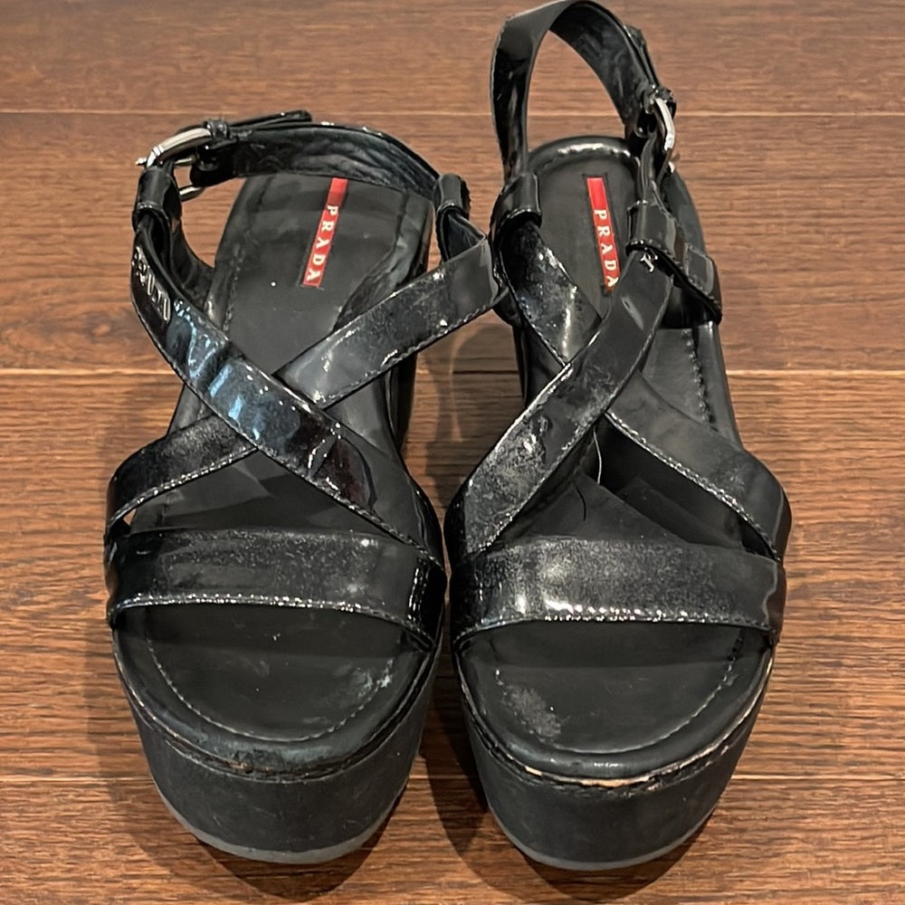 Prada Women’s Platform Sandals Size 38.5/8.5