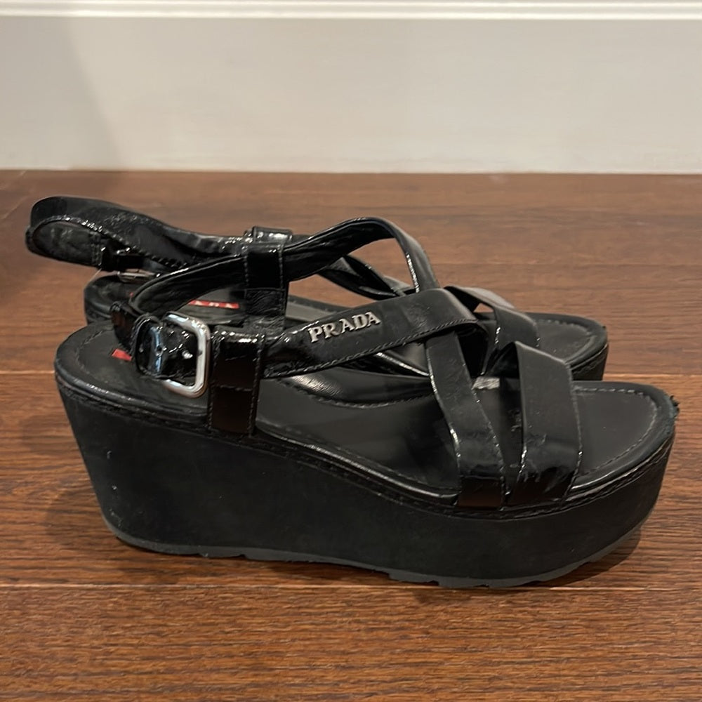 Prada Women’s Platform Sandals Size 38.5/8.5
