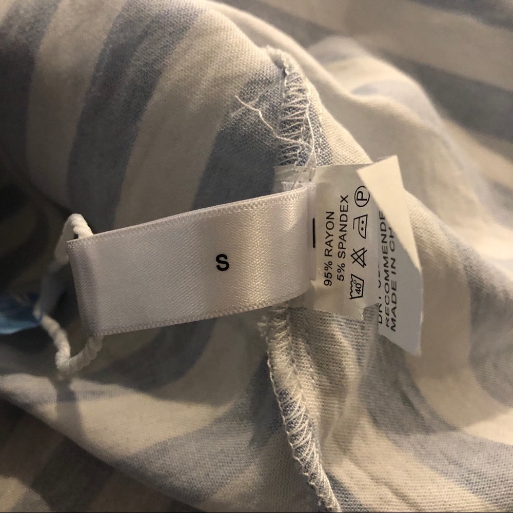 Cupshe Blue and White Dress Size Small