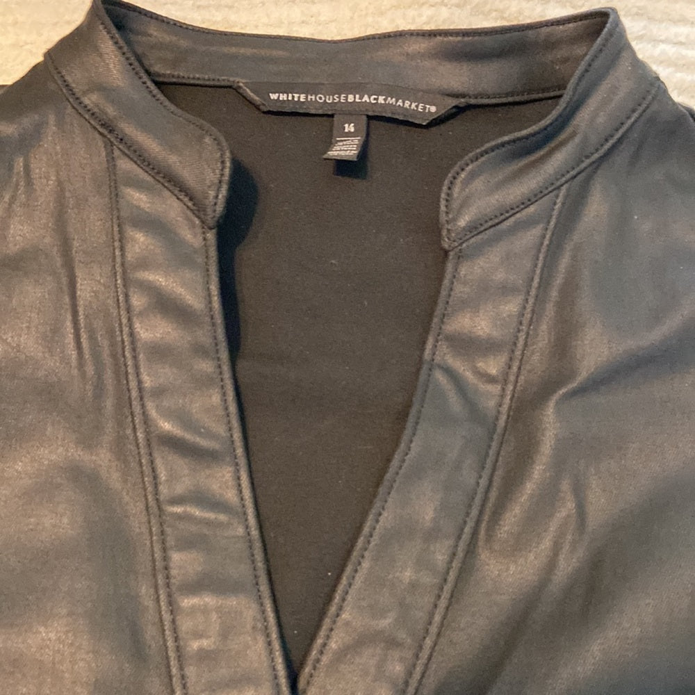 Women’s White House Black Market jacket. Black. Size 14