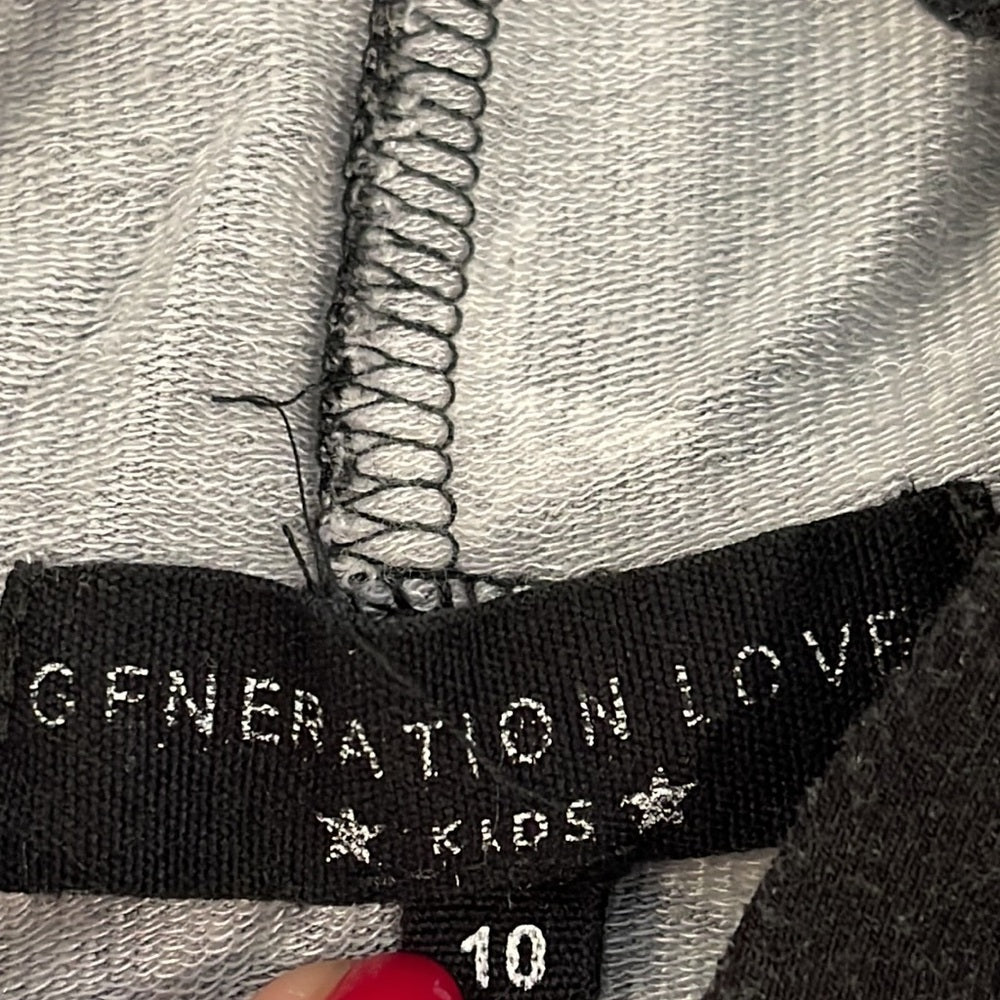 Generation Love Girls Hooded Sweatshirt Size 10
