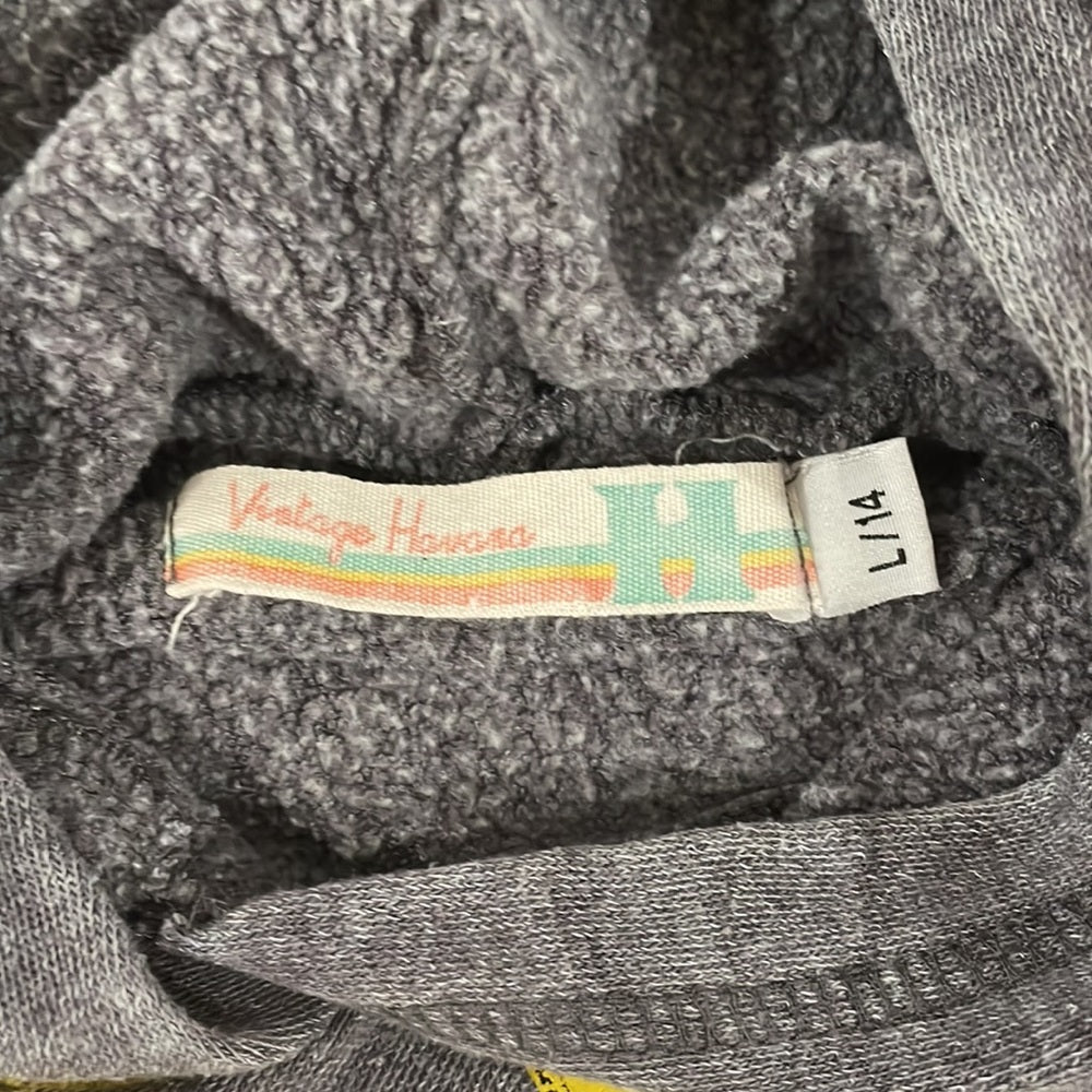 Vintage Havana Kid’s Gray Graphic Sweatshirt - L