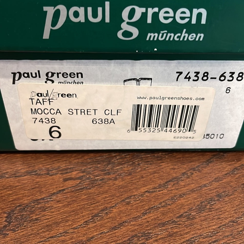 Paul Green Brown Leather Boots Size 6