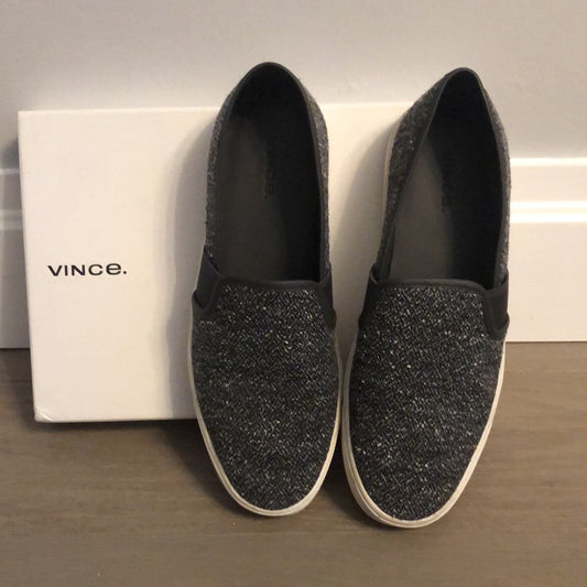 Vince Women’s Tweed Slip On Sneakers Size 8.5