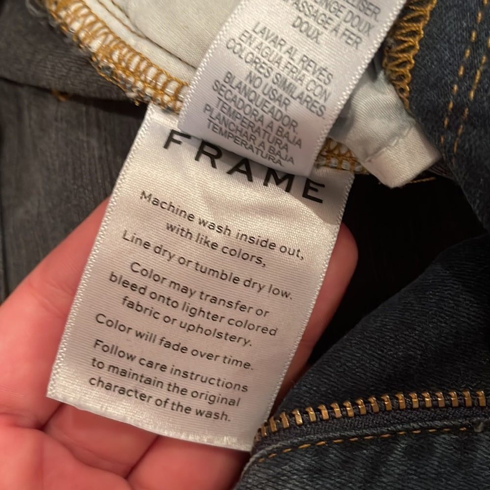 Women’s Frame Denim Mini Boot Blue Jeans Size 28