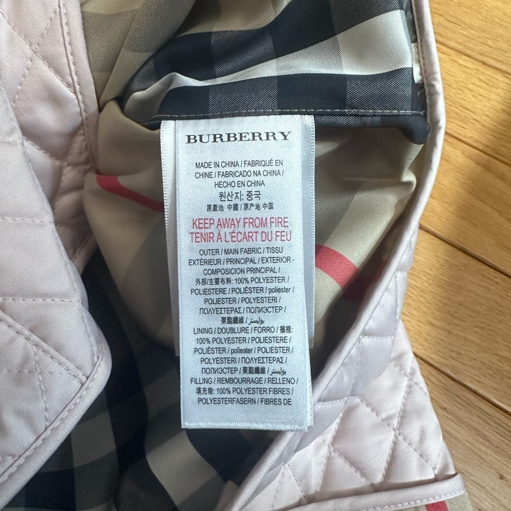 Burberry Children Light Pink Jacket