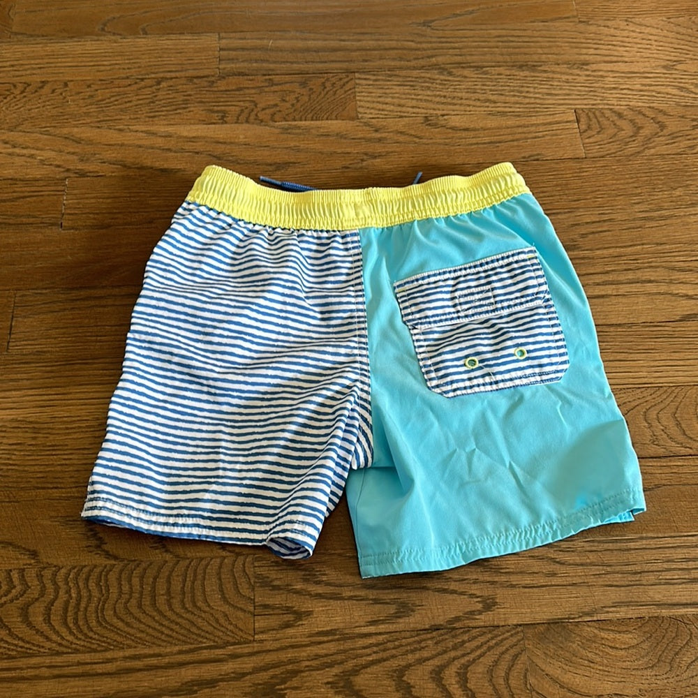 Vineyard Vines Boy’s Colorblock Swim Trunks - Size 7