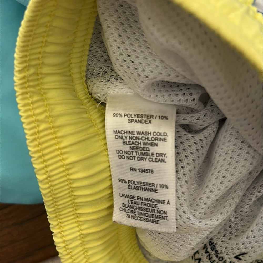 Vineyard Vines Boy’s Colorblock Swim Trunks - Size 7