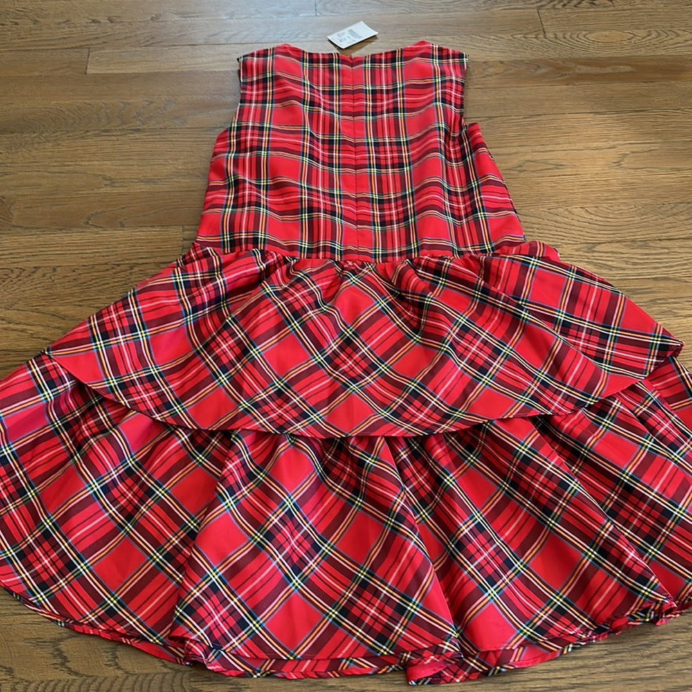 NWT J. Crew Crewcuts Girl’s Plaid Dress - Size 12