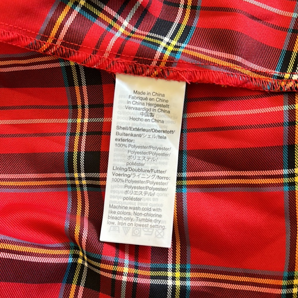 NWT J. Crew Crewcuts Girl’s Plaid Dress - Size 12