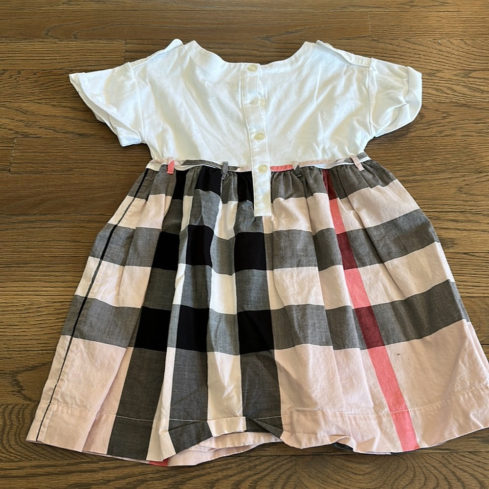 Burberry Girl’s Buttoned Dress - Size 6Y