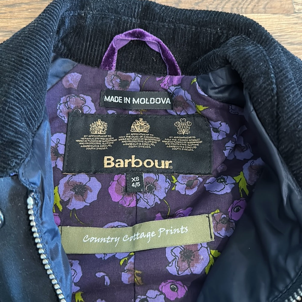 Barbour Girls Winter Coat - Size XS