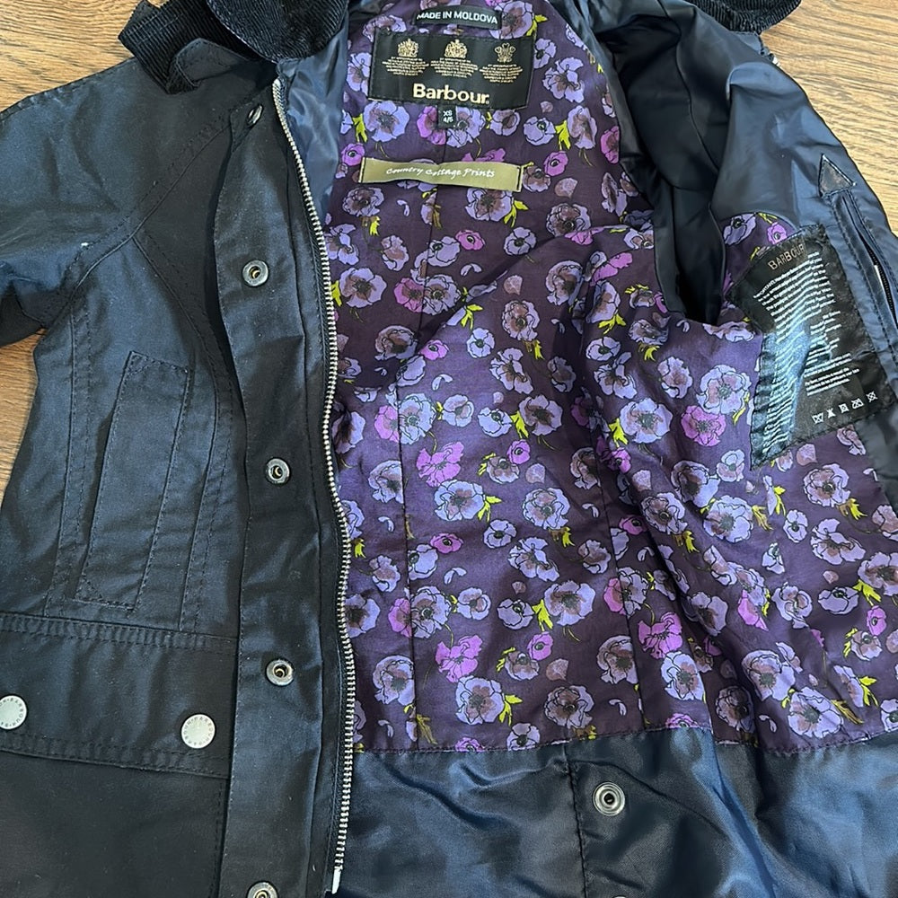 Barbour Girls Winter Coat - Size XS