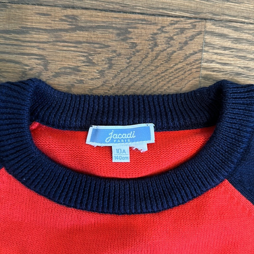 Jacadi Boys Crewneck Sweater - Size 10