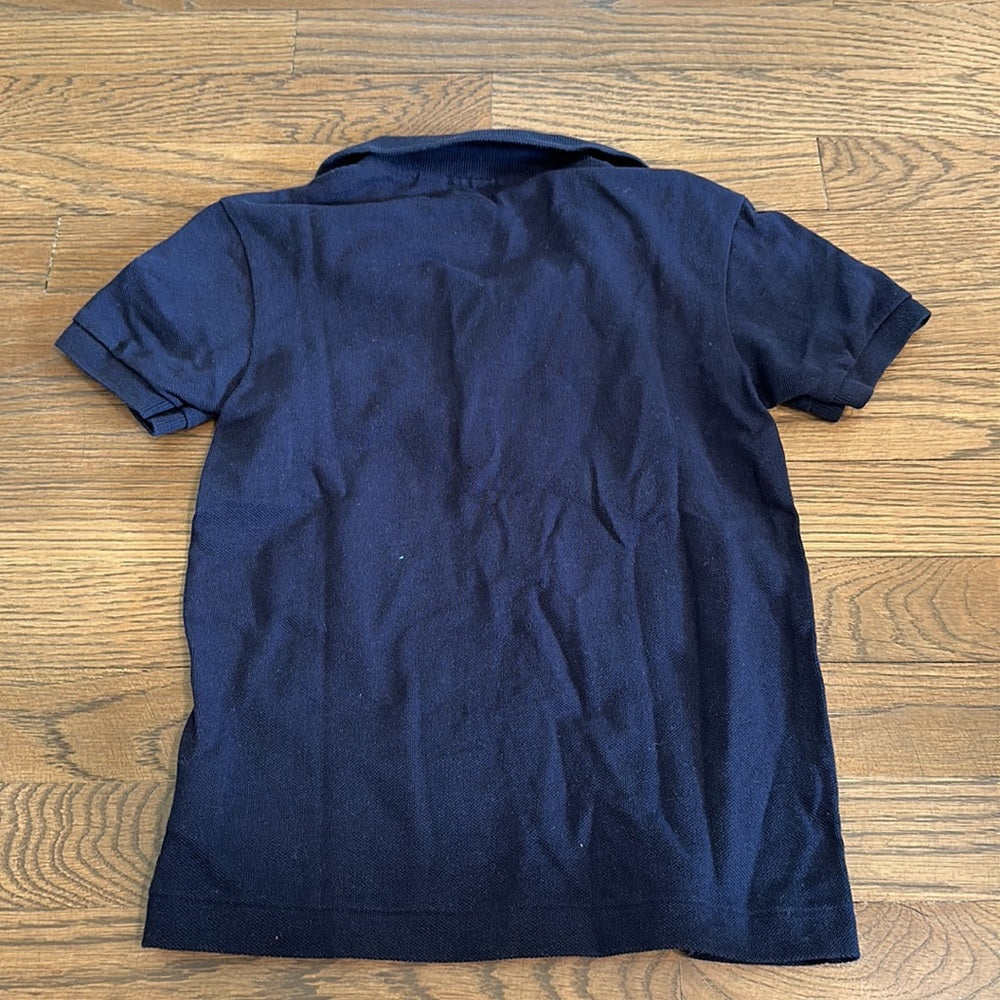 Lacoste Boys Simple Navy Polo - Size 8