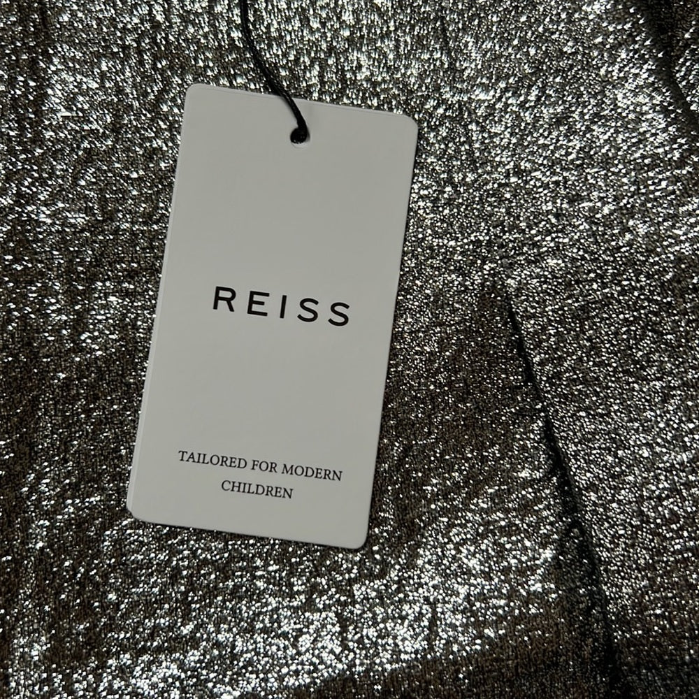 NWT Reiss Kid’s Sparkly Grey Dress Size 8-9y
