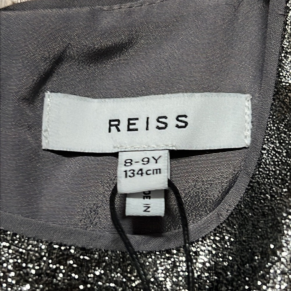 NWT Reiss Kid’s Sparkly Grey Dress Size 8-9y