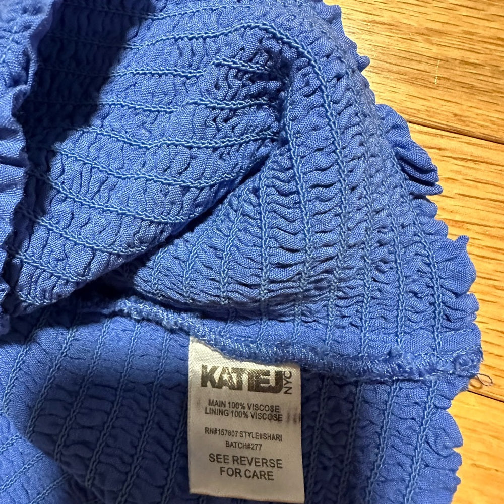 KatieJ NYC Blue Top and Skirt Set Kids Size Medium