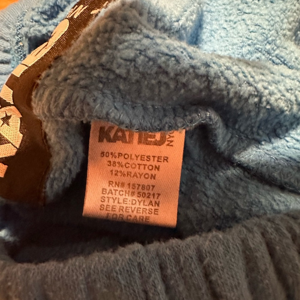 Katie J NYC Blue Kids Sweatpants Size Large