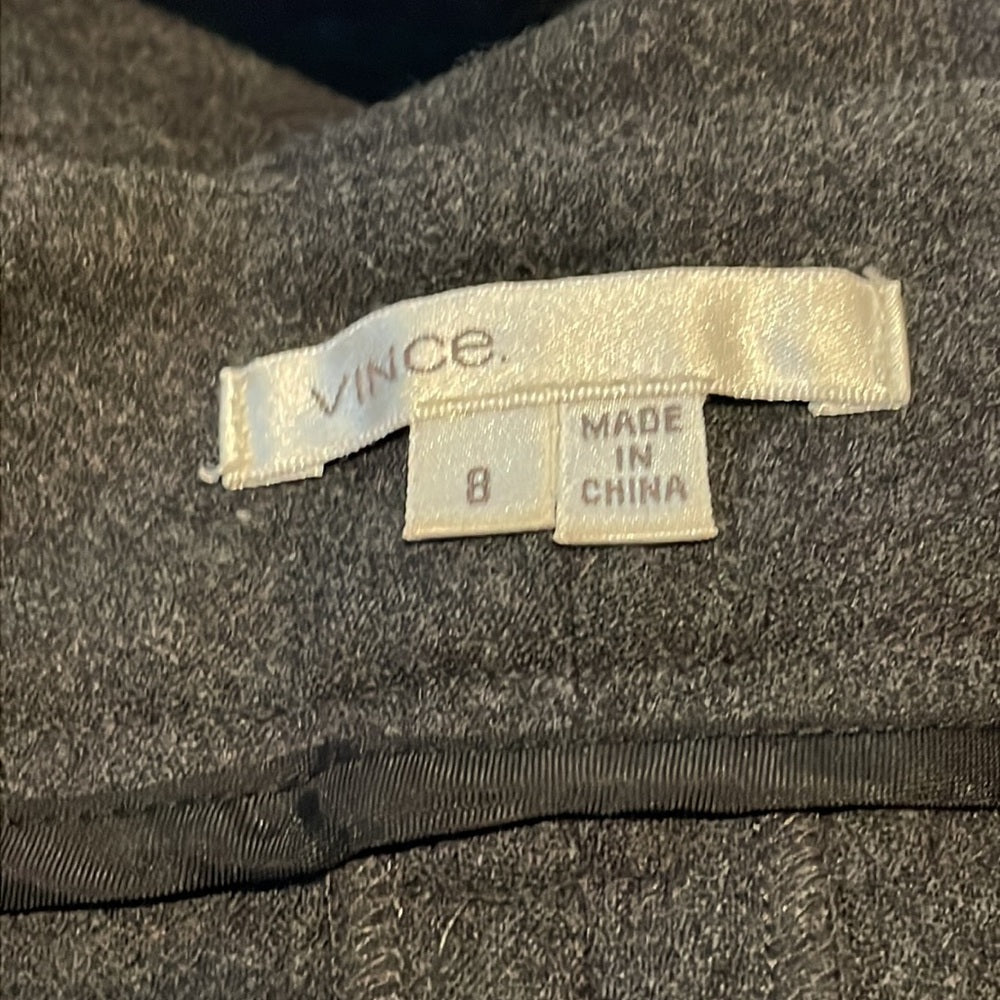 Vince Women’s gray wool pants Size 8