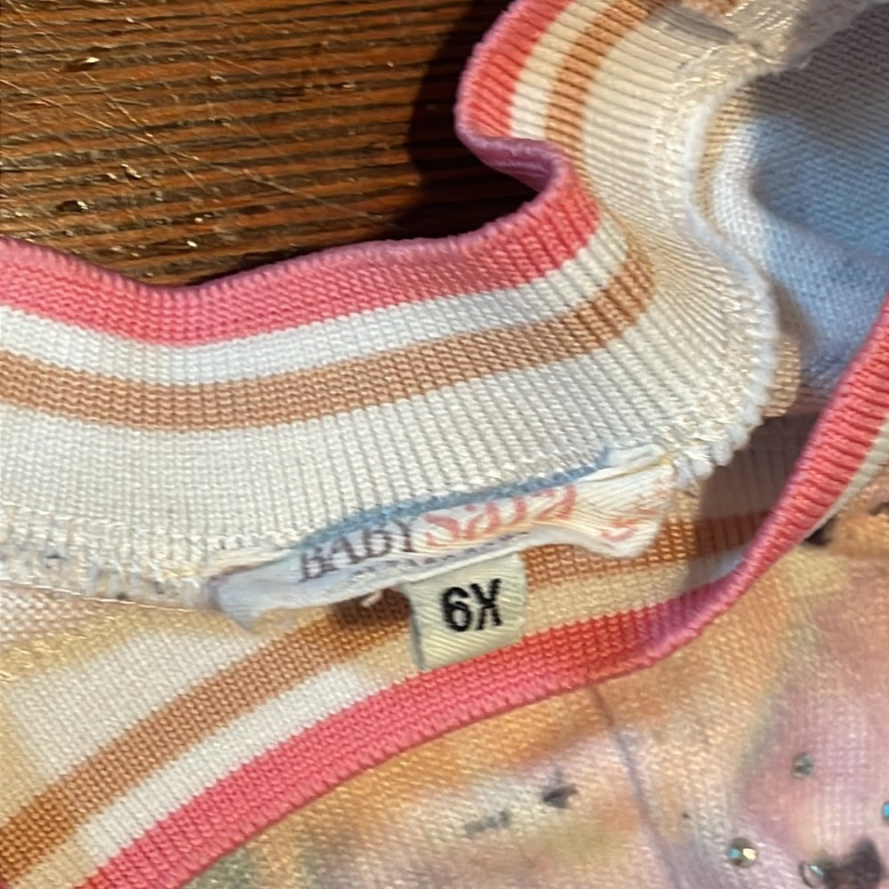 Baby Sara kids two piece tie dye set Size 6X