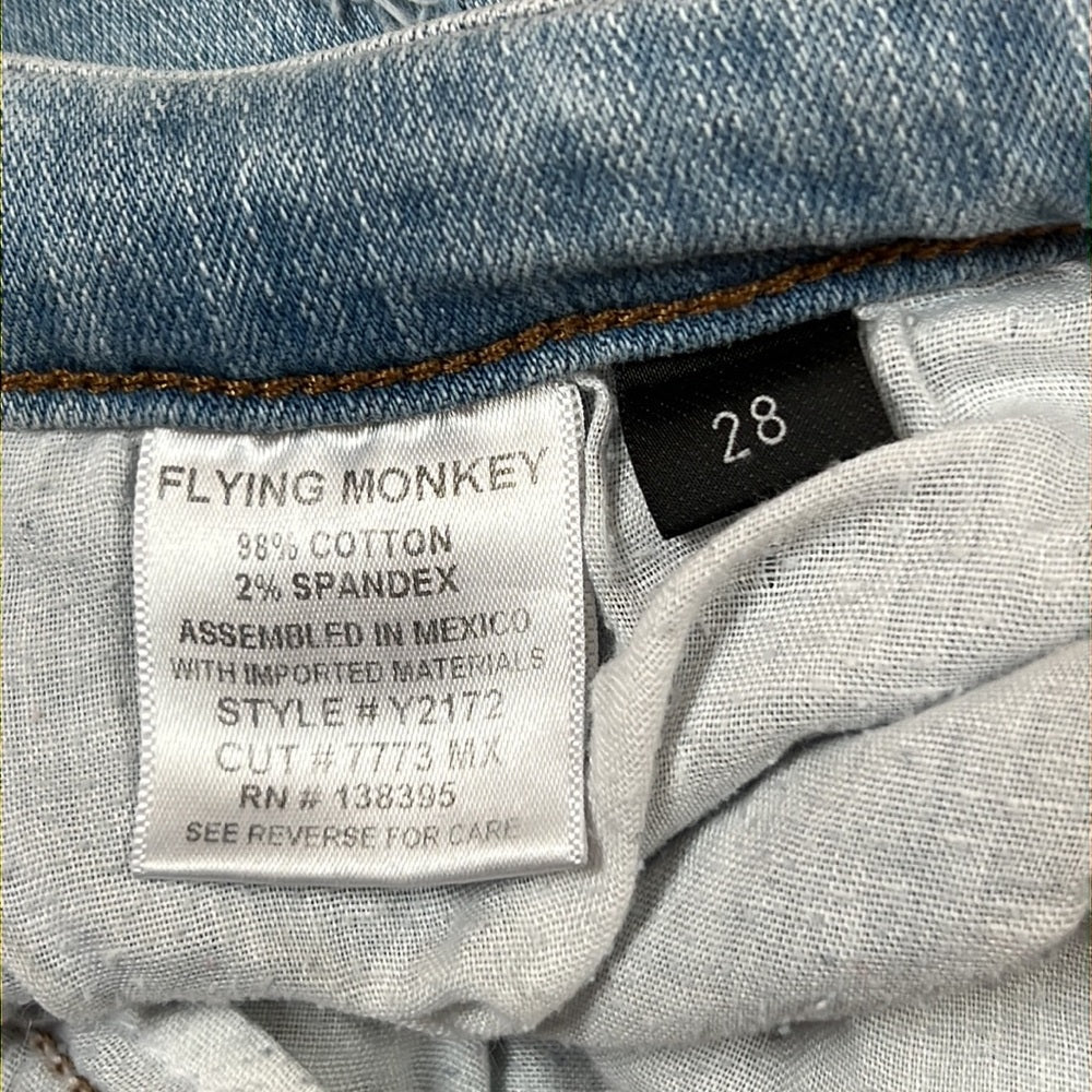 Flying Monkey Women’s Light Blue Skinny Jeans Size 28