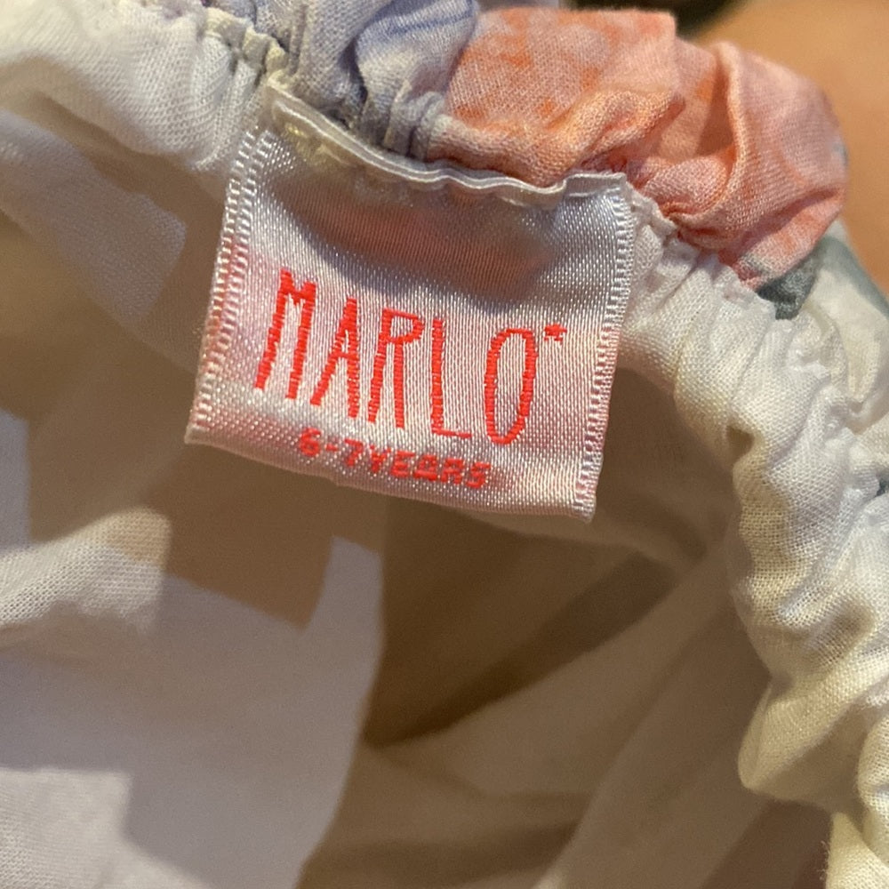 Marlo kids long cutout floral dress size 6/7