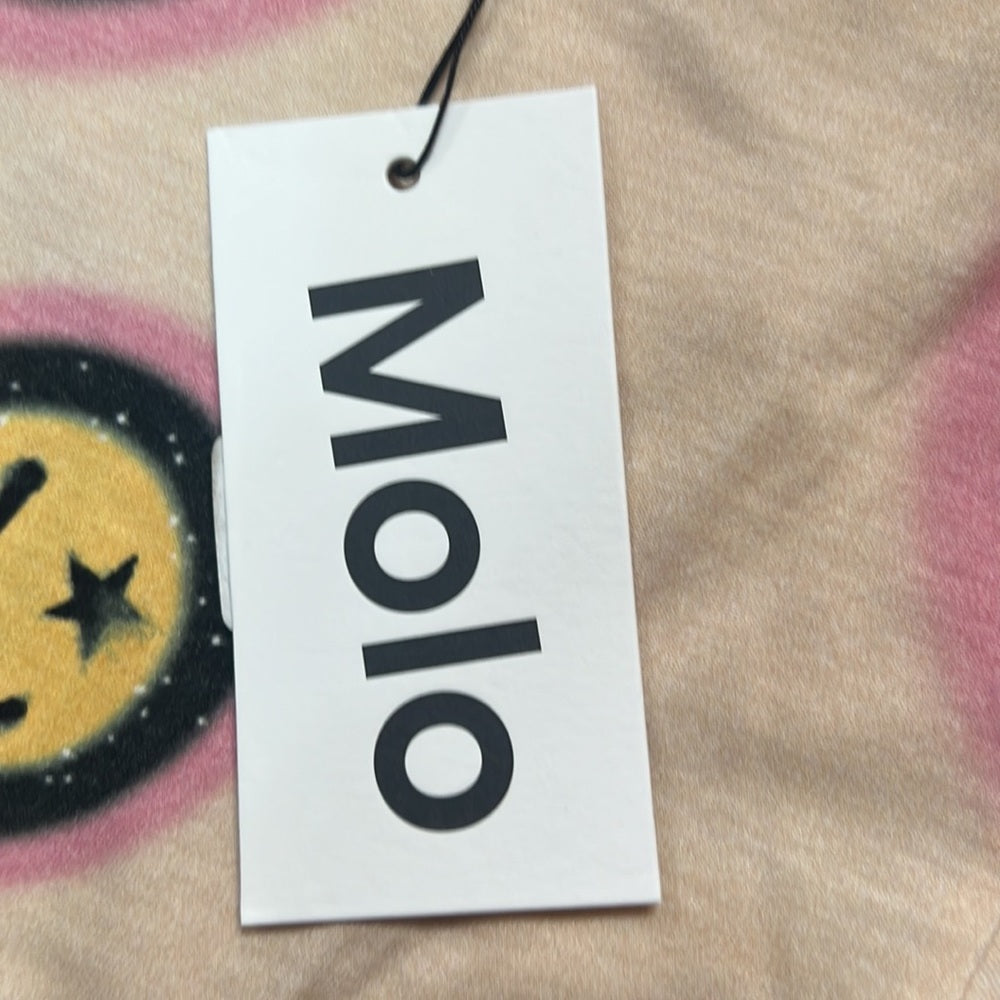 NWT Molo Kid’s Beige Smiley Face T-Shirt Size 7