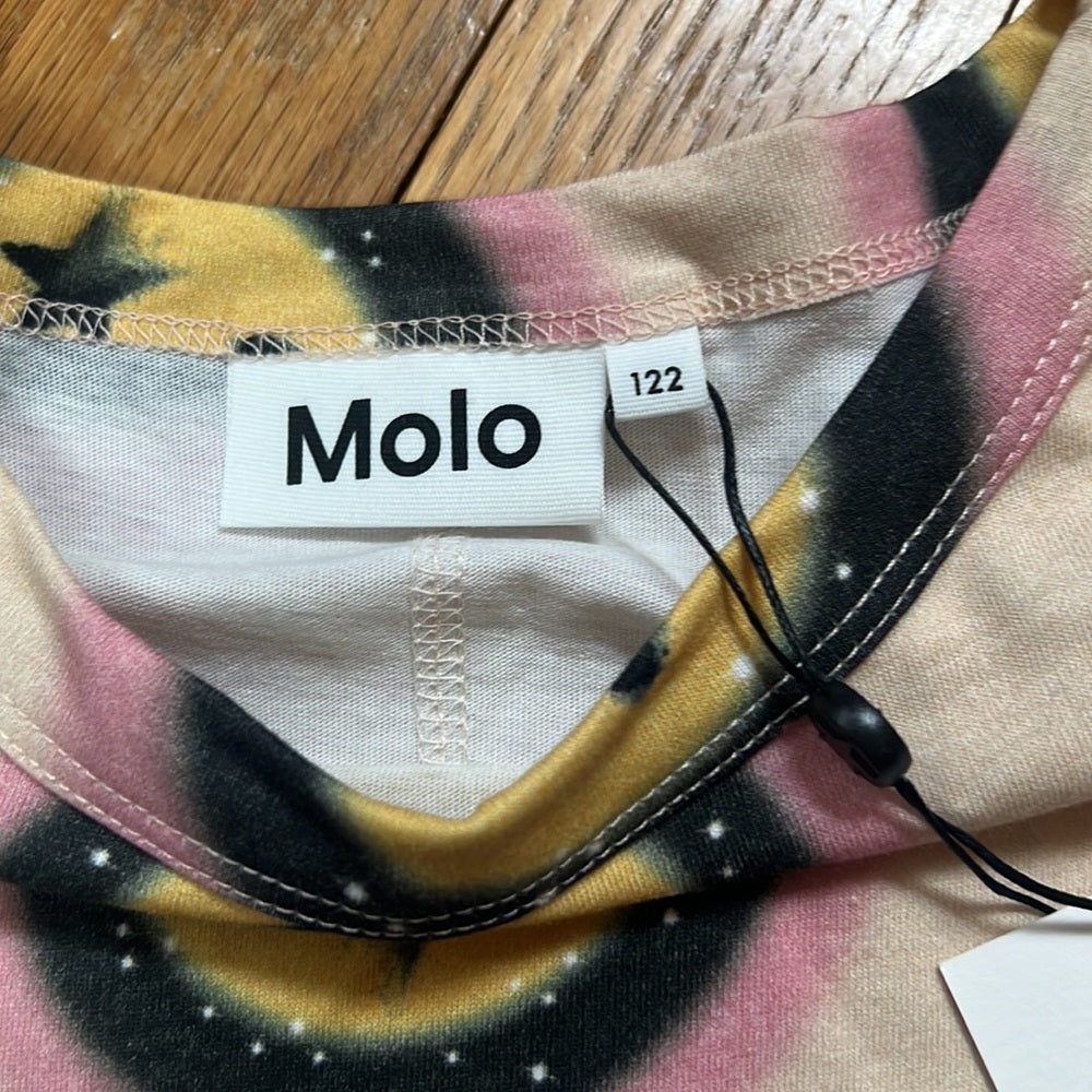 NWT Molo Kid’s Beige Smiley Face T-Shirt Size 7
