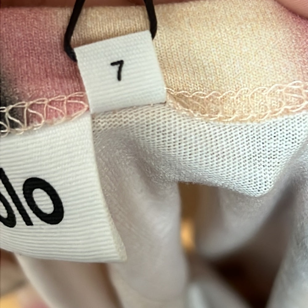 NWT Molo Kid’s Beige Smiley Face T-Shirt Size 7