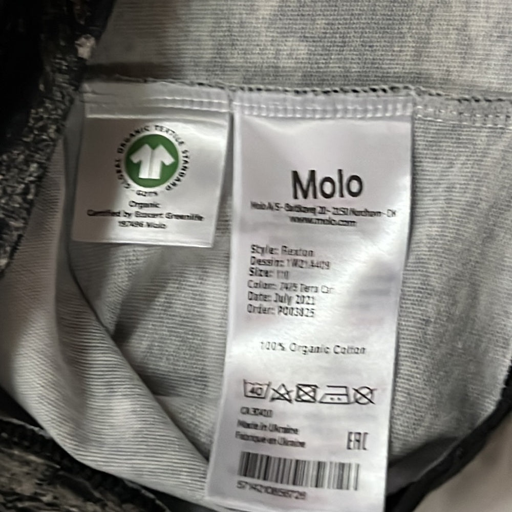Molo Kid’s White Graphic Sweater Size 5