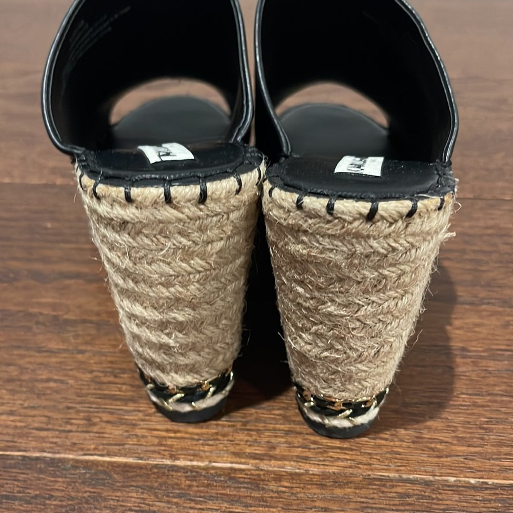 Karl Lagerfeld Women’s Black Wedges Size 8.5