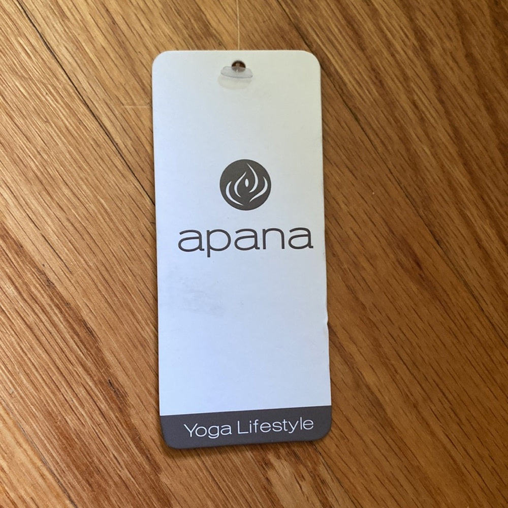 Apana black drawstring athletic long sleeve size small
