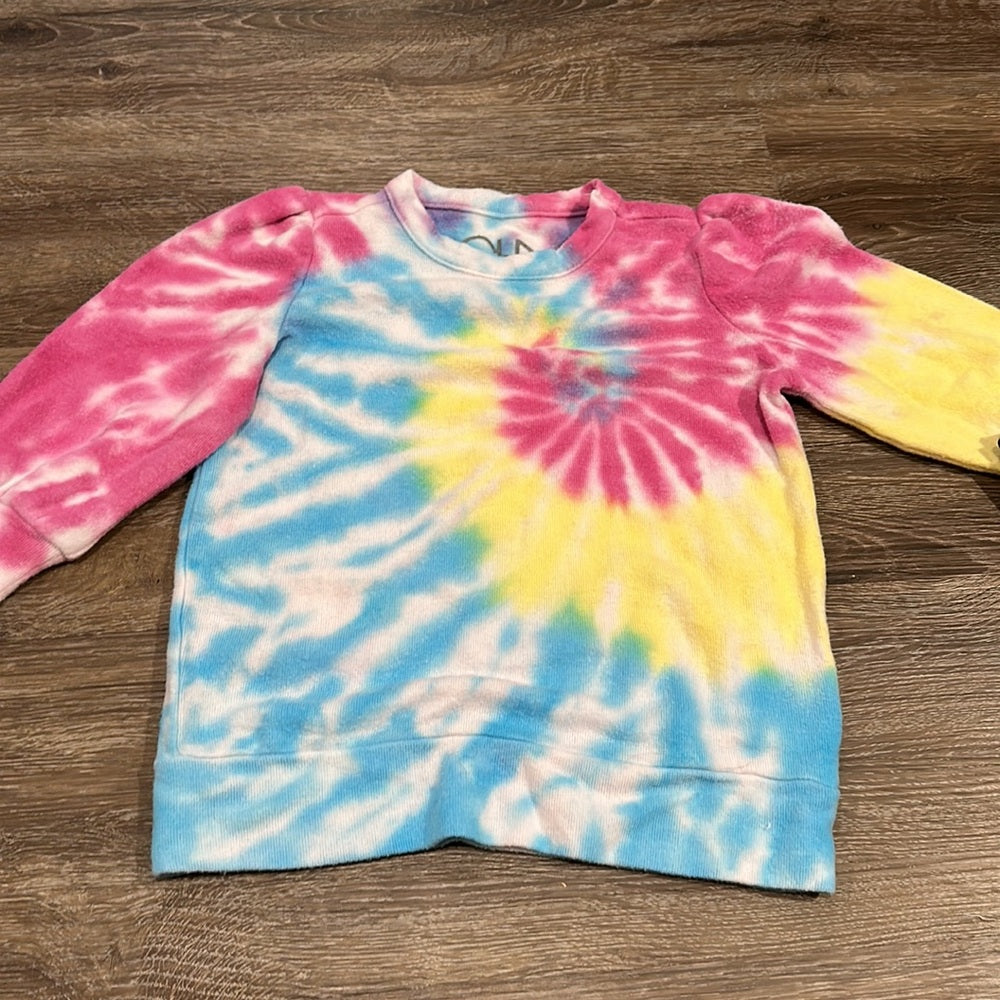 NWT Chaser Kid’s Tie-Dye Rainbow Crewneck - Size 6