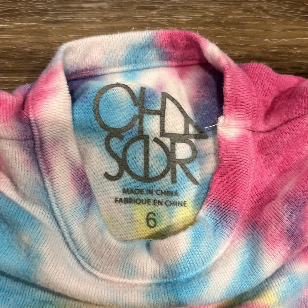 NWT Chaser Kid’s Tie-Dye Rainbow Crewneck - Size 6