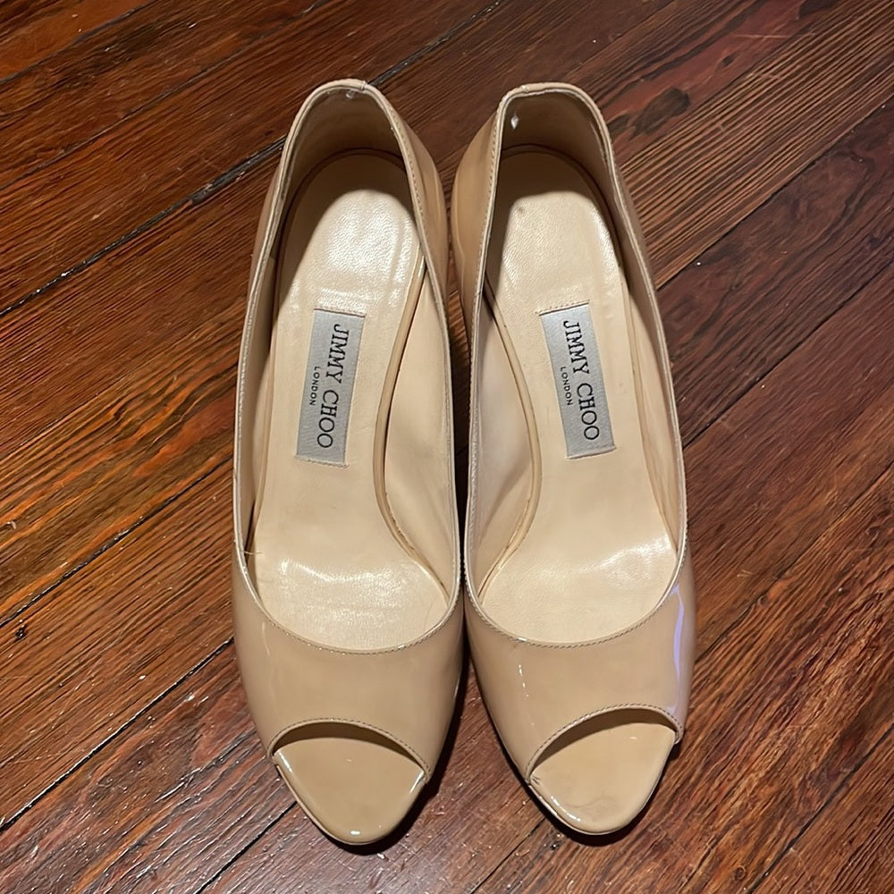 Jimmy Choo Women’s Nude Heels Size 39