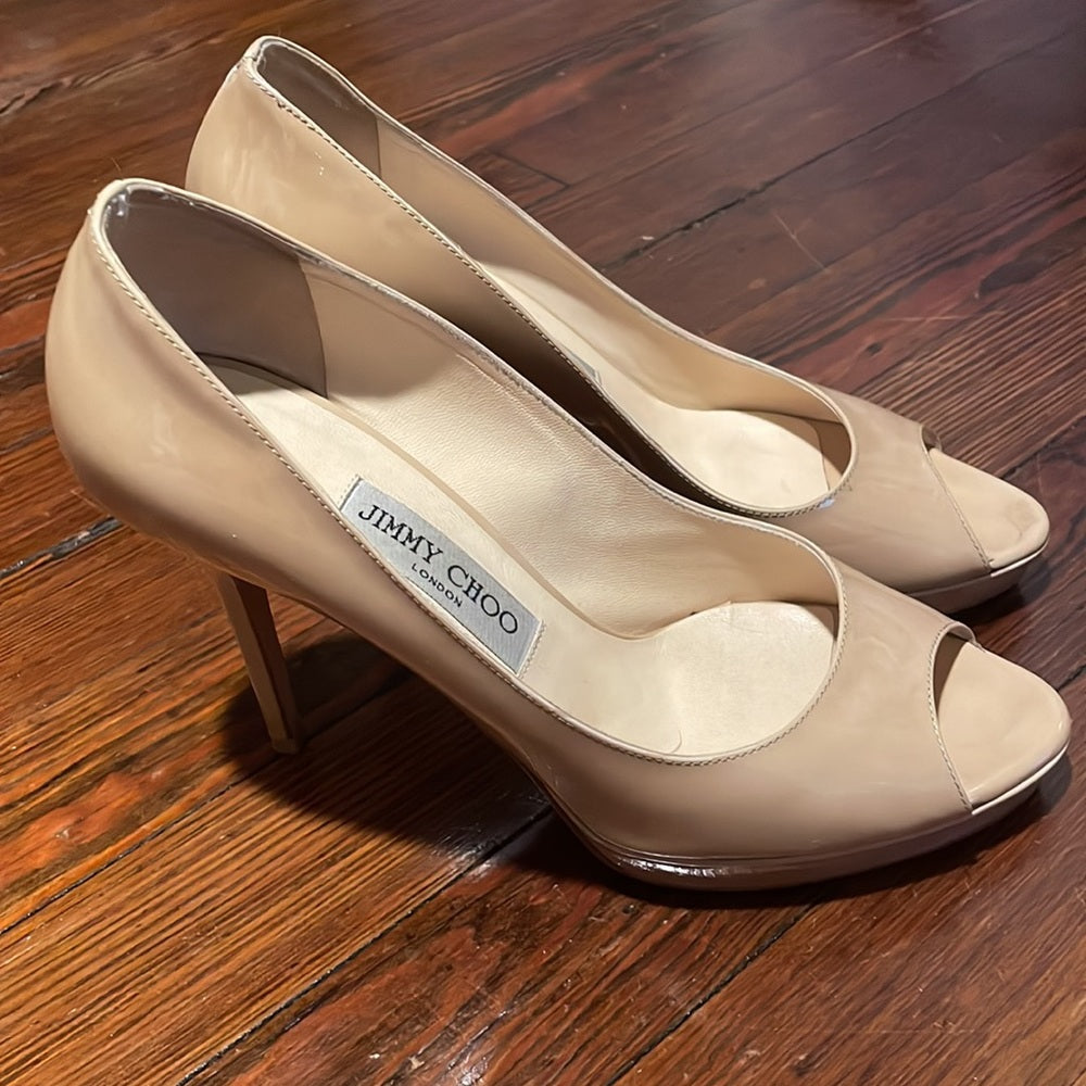 Jimmy Choo Women’s Nude Heels Size 39