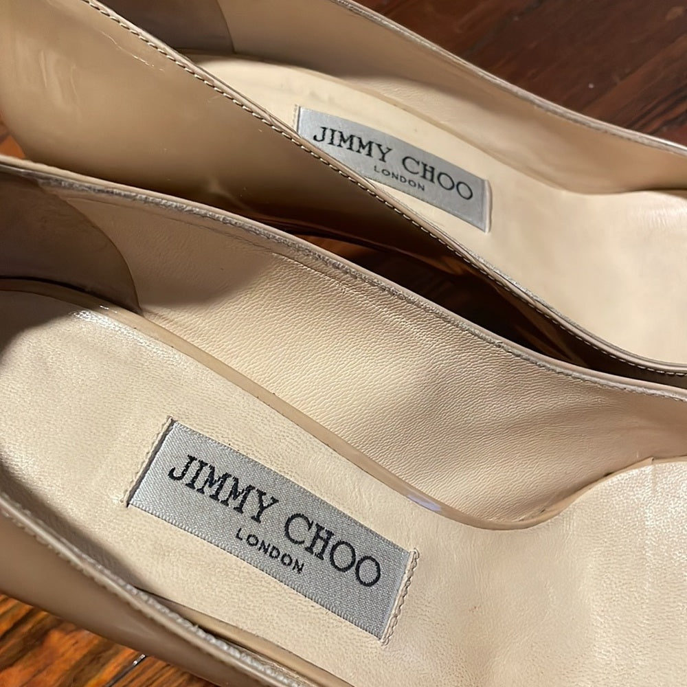 Jimmy Choo Women’s Nude Heels Size 39