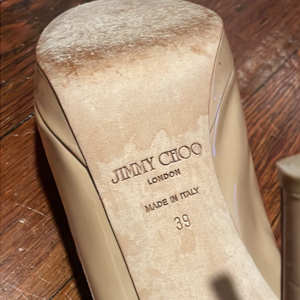 Jimmy Choo Women’s Nude Heels Size 39