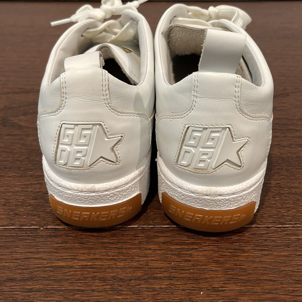 Golden Goose Women’s White Leather YEAH Sneakers Size 37/7