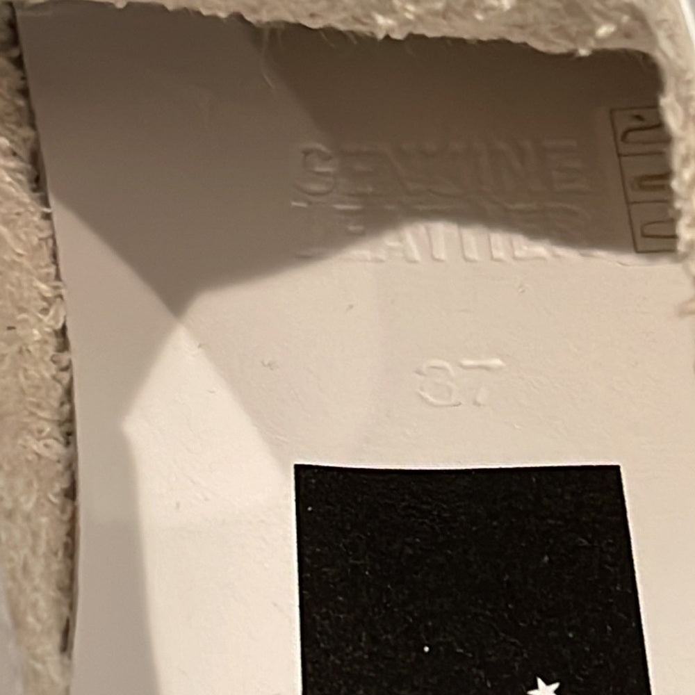 Golden Goose Women’s White Leather YEAH Sneakers Size 37/7