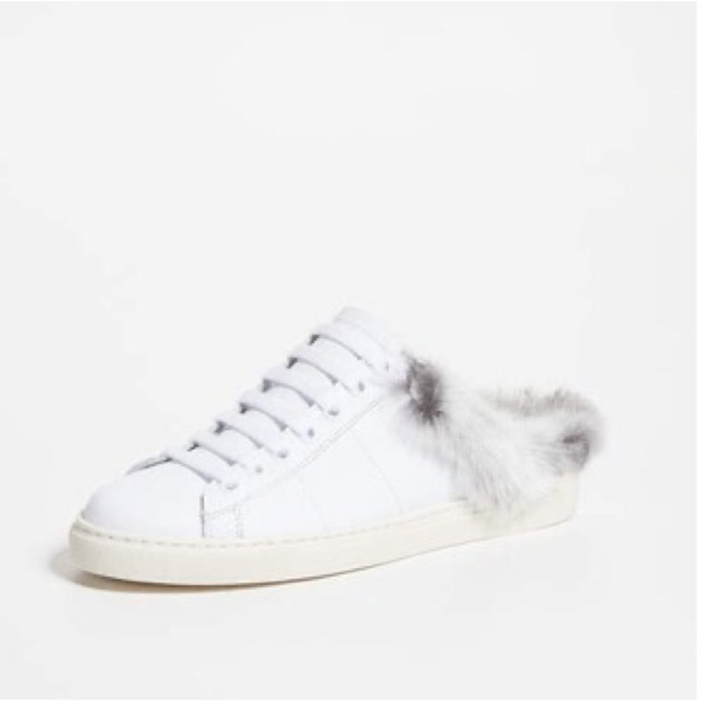 IRO Women’s Basfur Fur Mule Sneakers Size 38 / 7