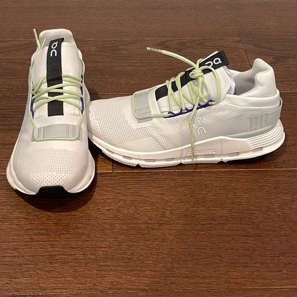 NWT On Cloud Men’s Cloudnova White Sneakers Size 8
