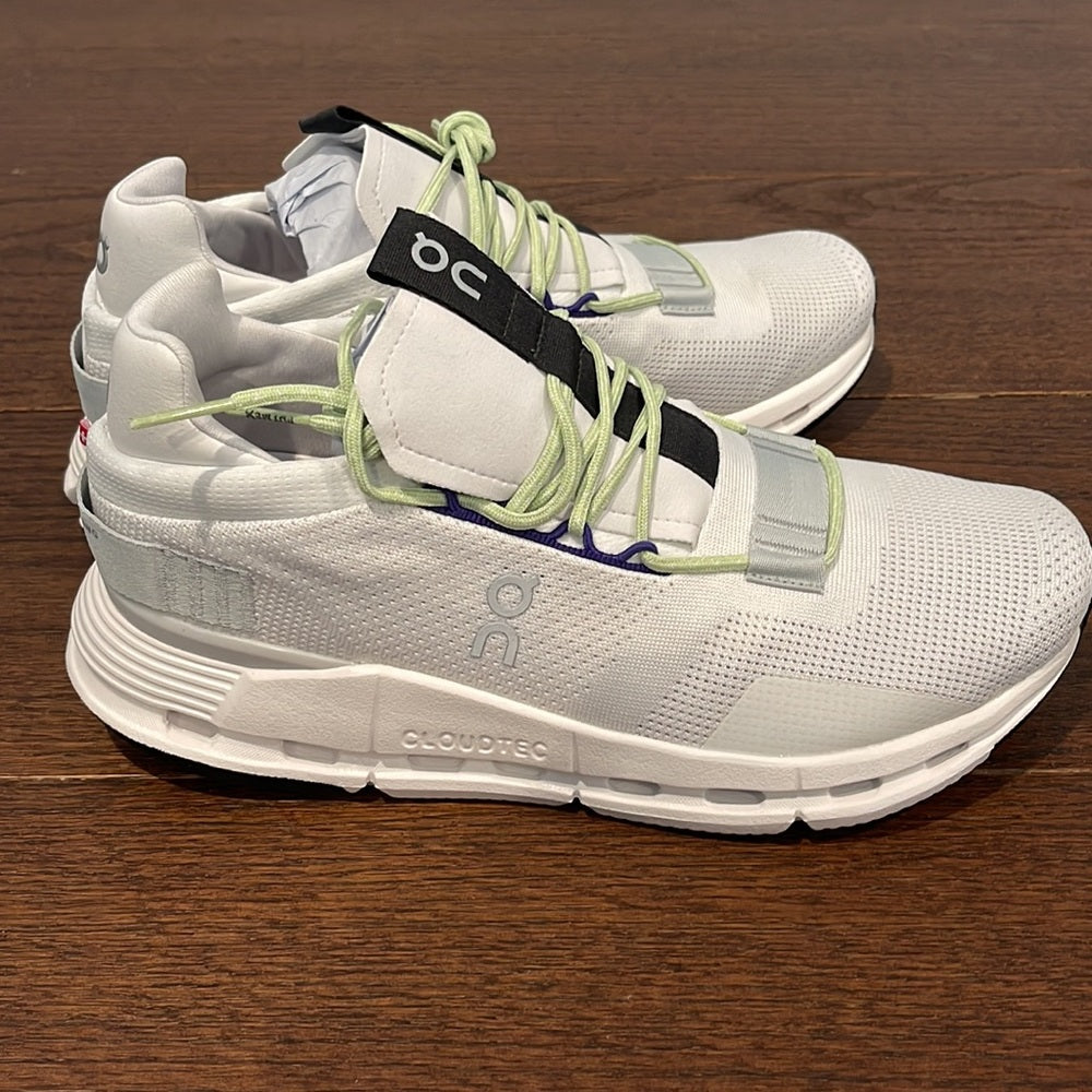 NWT On Cloud Men’s Cloudnova White Sneakers Size 8