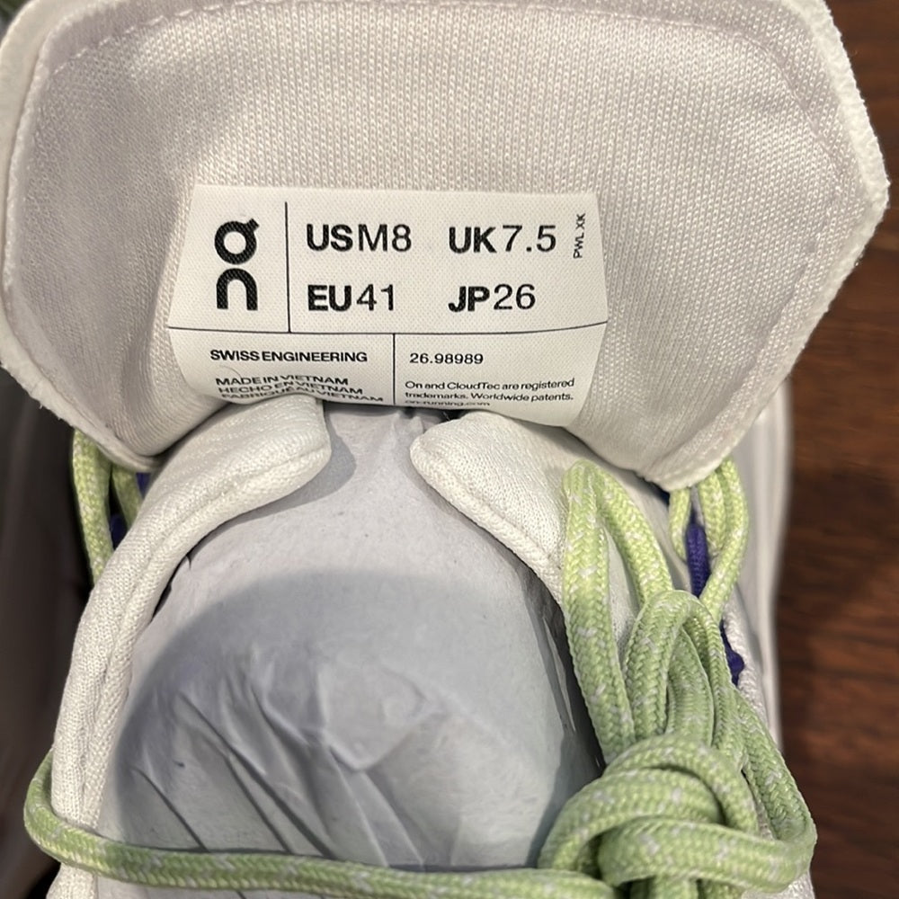 NWT On Cloud Men’s Cloudnova White Sneakers Size 8